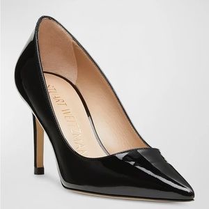 Stuart Weitzman Stuart Patent Leather Pumps Black 11